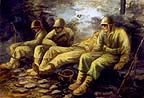 US Army solders resting